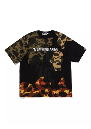 A BATHING APE® camouflage-panels T-shirt - Black