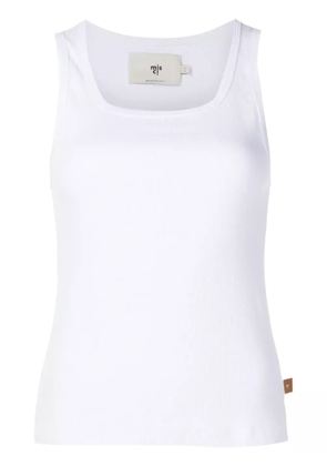 MISCI Ella ribbed tank top - White