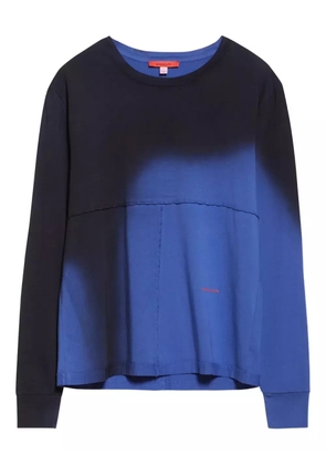Eckhaus Latta ombre long-sleeve T-shirt - Black