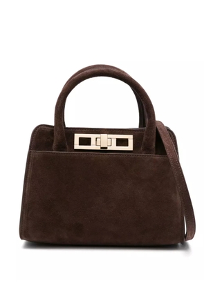 Fabiana Filippi suede tote bag - Brown