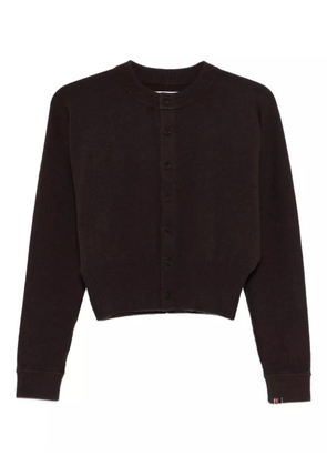 extreme cashmere button blouson cardigan - Brown