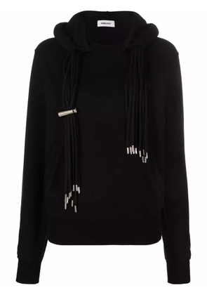 AMBUSH multicord long-sleeve hoodie - Black