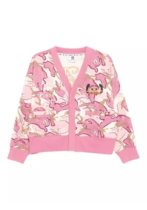 AAPE BY *A BATHING APE® all-over graphic print jacket - Pink