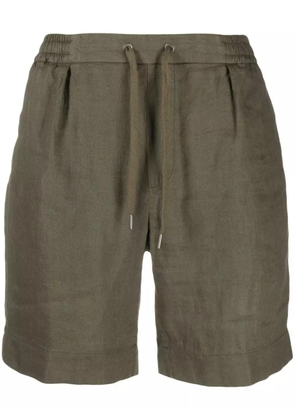 Ralph Lauren Purple Label Dorset drawstring linen shorts - Green