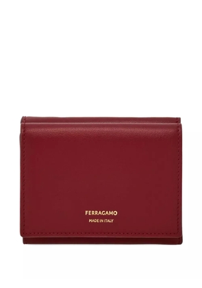 Ferragamo two-tone tri-fold wallet - Red