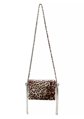 Alexandre Vauthier Geraldine leopard-print cross body bag - Neutrals