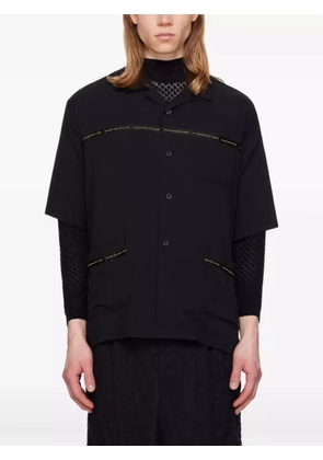Undercover text-print shirt - Black