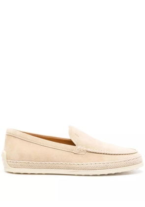 Tod's slip-on suede loafers - Brown