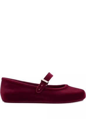 Melissa velvet ballerinas - Red