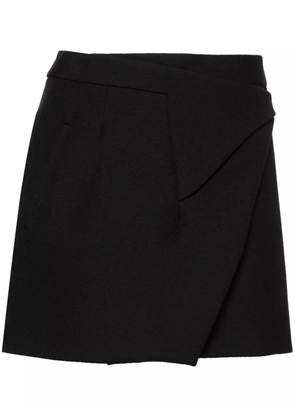 WARDROBE.NYC wrap mini skirt - Black