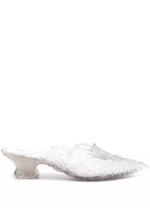 Y/Project x Melissa 50mm transparent mules - Neutrals