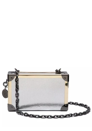 Isla metallic clutch bag - Silver