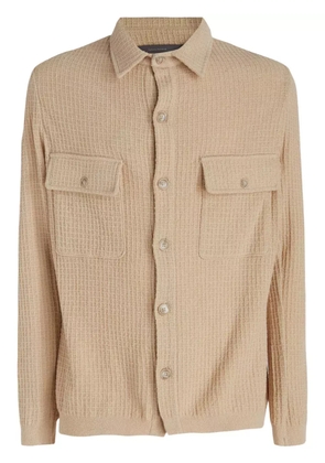 SUNHOUSE waffle shirt - Neutrals