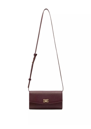 Bally grained leather cross body bag - Purple