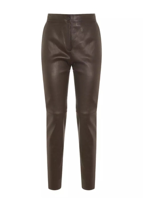 Antonelli button-fastening trousers - Brown