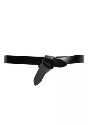 ISABEL MARANT Lecce leather belt - Black