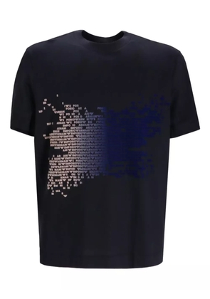 Emporio Armani logo-print t-shirt - Blue