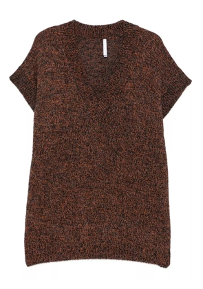 IMPERIAL v-neck T-shirt - Brown
