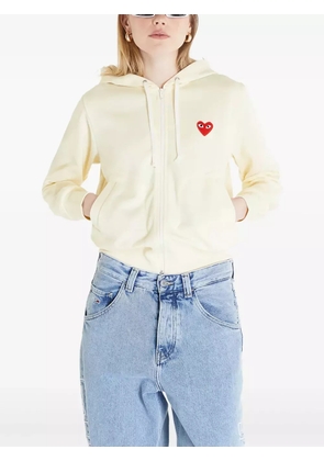Comme Des Garçons Play heart-patch hoodie - Neutrals
