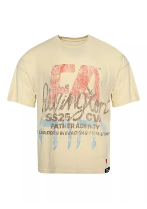 RRR123 cotton T-shirt - Yellow