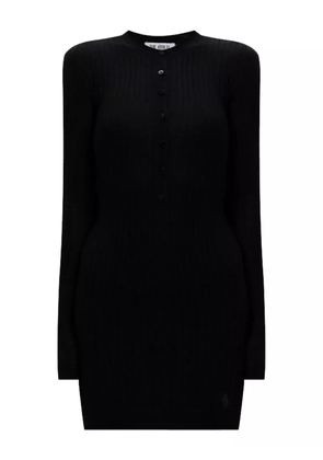 The Attico cashmere mini dress - Black