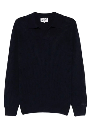 MC2 Saint Barth polo-collar sweater - Blue