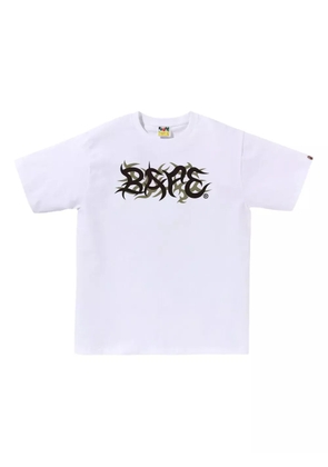 A BATHING APE® Camo logo-print T-shirt - White