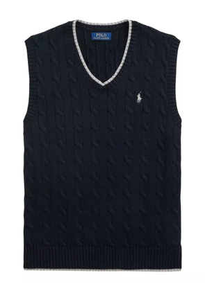 Polo Ralph Lauren cable-knit vest - Blue
