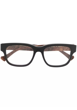 Gucci Eyewear logo-detail glasses - Black