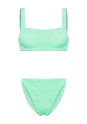Hunza G Xandra crinkled bikini set - Green
