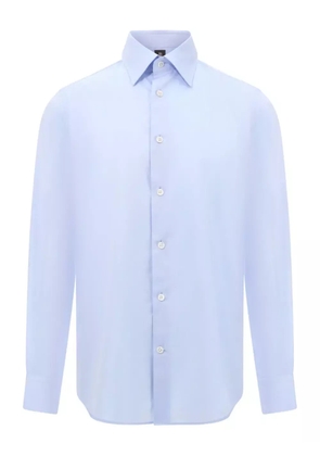 Boggi Milano spread-collar shirt - Blue