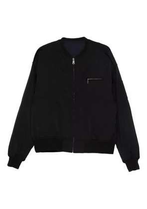 visvim zip-pocket bomber jacket - Black