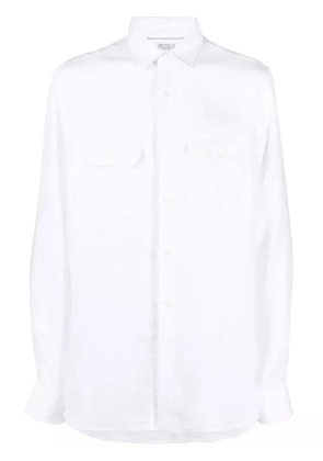 Brunello Cucinelli long-sleeve button-up shirt - White