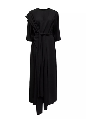 MM6 Maison Margiela asymmetric midi dress - Black