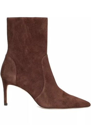 Stuart Weitzman 75mm pointed boots - Brown