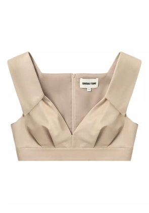 SHUSHU/TONG crop top - Neutrals