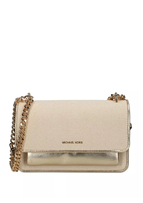 Michael Michael Kors logo-lettering cross body bag - Gold