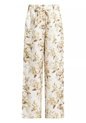 ZIMMERMANN Golden trousers - Neutrals
