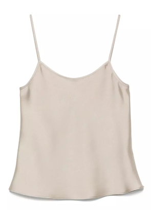 Blanca Vita satin tank top - Grey