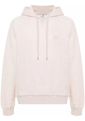 ETRO Pegaso-embroidered hoodie - Pink