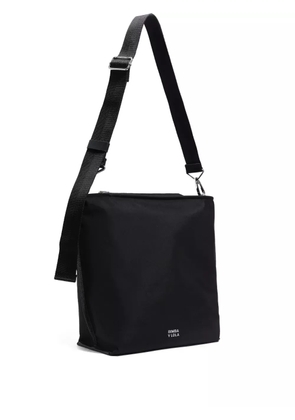 Bimba y Lola logo-print cross body bag - Black