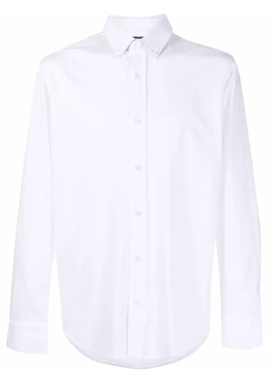 BOSS buttoned long-sleeve shirt - White