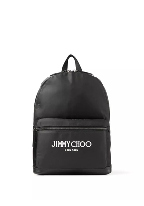 Jimmy Choo Wilmer logo-print backpack - Black