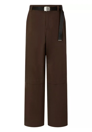 STUDIO TOMBOY belted wool trousers - Brown