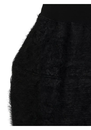 Melitta Baumeister fur-embellished skirt - Black