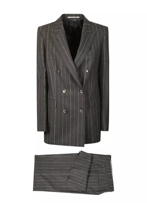 Tagliatore pinstripe double-breasted suit - Grey