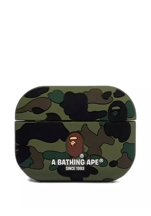 A BATHING APE® camouflage headphone case - Green