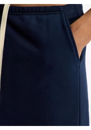 12 STOREEZ terry-cloth drawstring-waist skirt - Blue