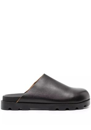 Camper Brutus leather mules - Black