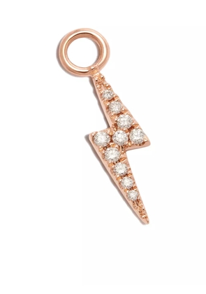 MARIA TASH 18kt rose gold bolt diamond charm
